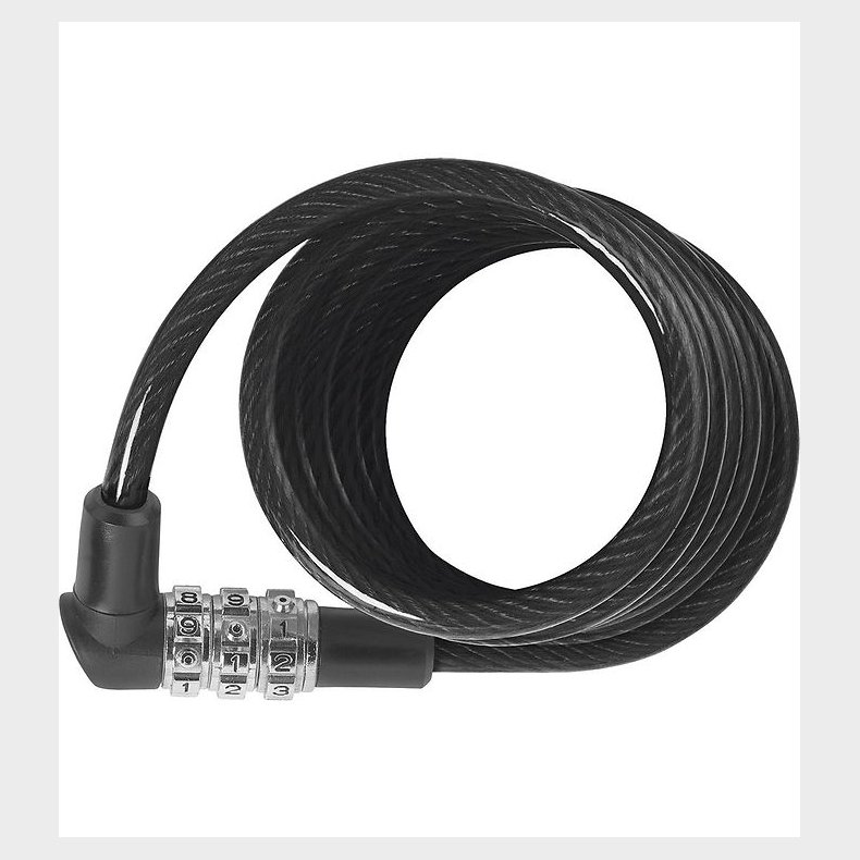 Abus Spiralls - 3506C - 120 cm - Sort