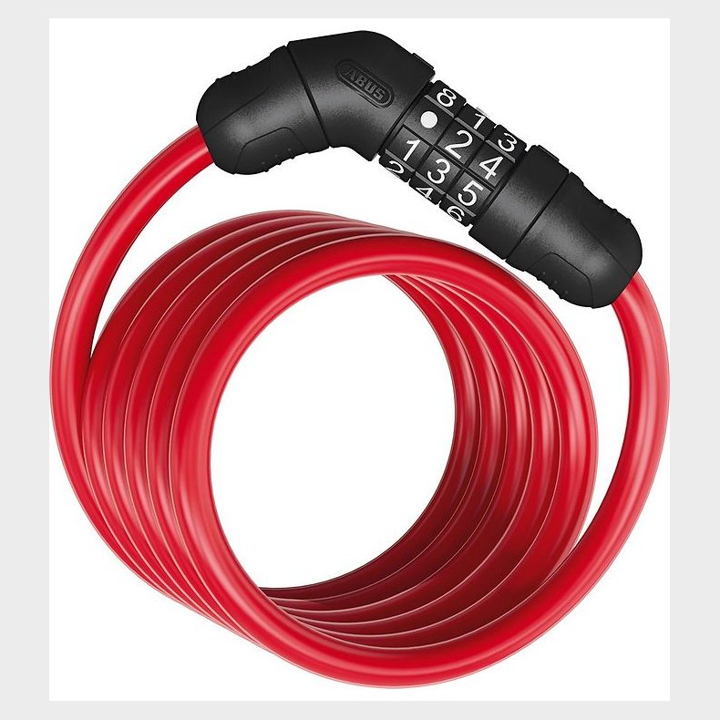 Abus Spiralls Star 4508C - 150 cm - Rd