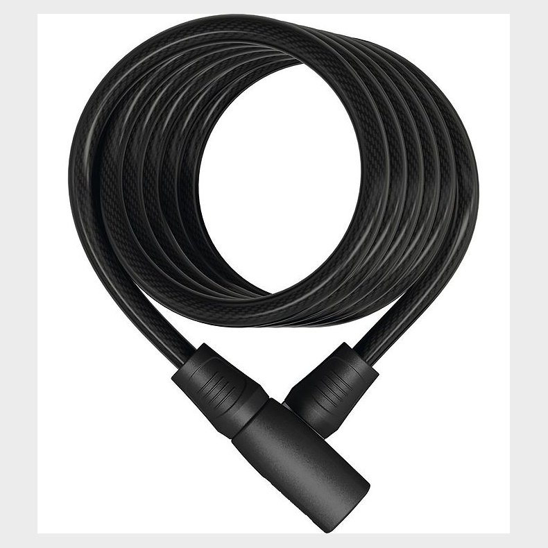 Abus Spiralls - Star 4508K - 150 cm - Sort