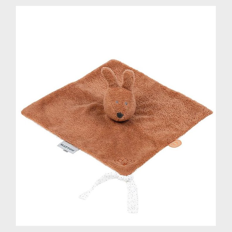 Nattou Nusseklud - Bonnie Kanin - 27x27 cm - Rust