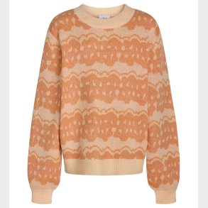 Grunt Bluse - Strik Anele - Light Orange