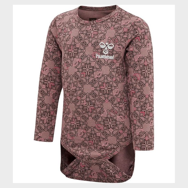 Hummel Body l/ - hmlFia - Deep Taupe m. Slvglimmer