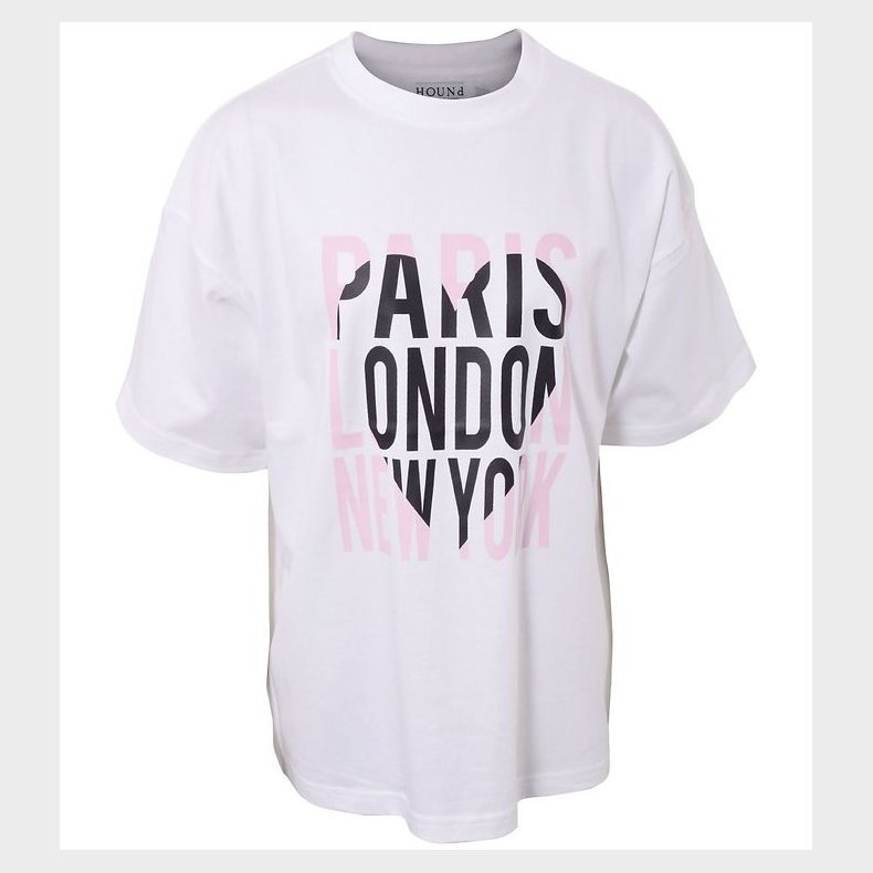 Hound T-shirt - Oversized - Hvid