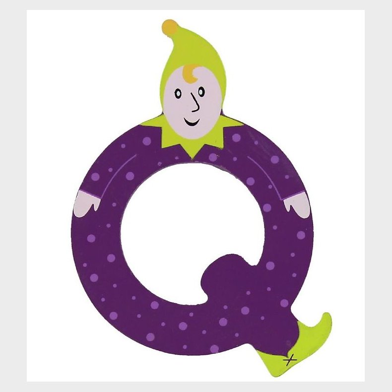 Petit Jour Paris Alfe Bogstav - Q - Mrkelilla