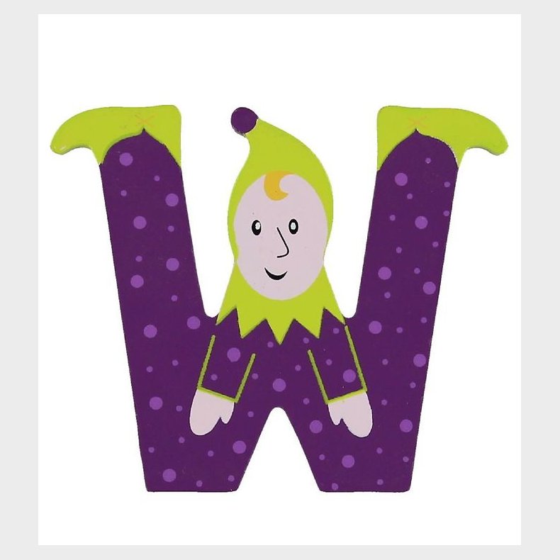 Petit Jour Paris Alfe Bogstav - W - Mrkelilla