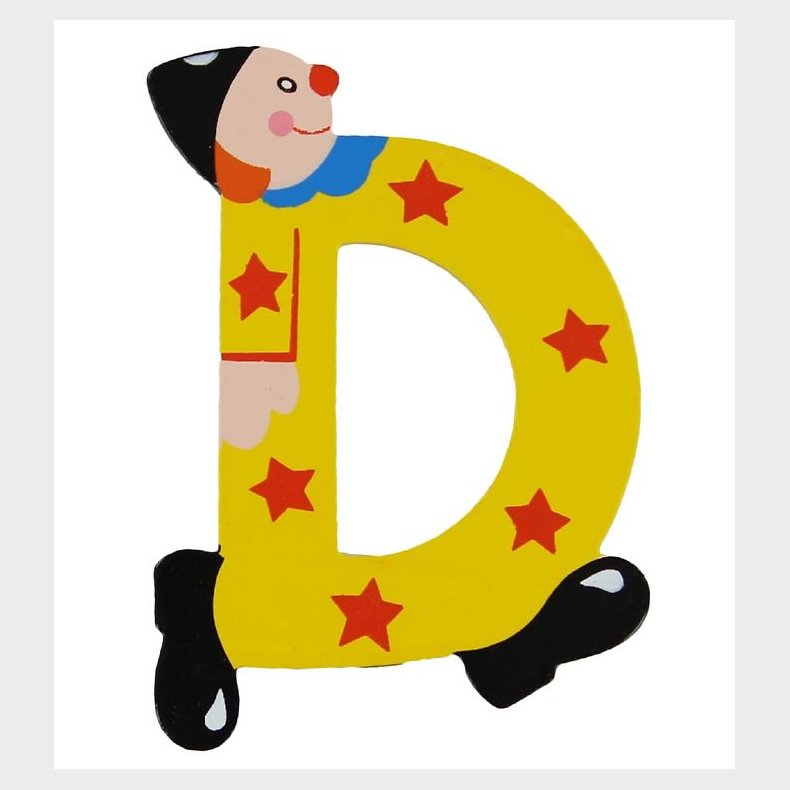 Petit Jour Paris Klovne Bogstav - D - Gul
