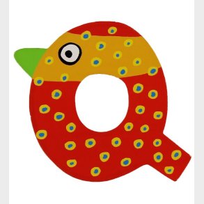 Petit Jour Paris Crazy Bird Bogstav - Q - Rd