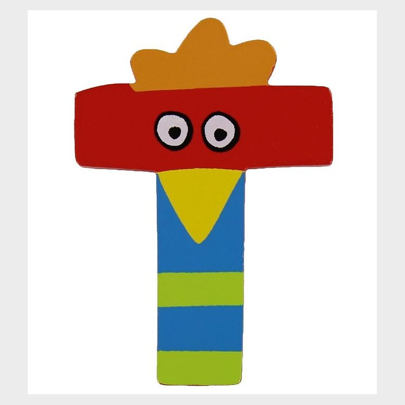 Petit Jour Paris Crazy Bird Bogstav - T - Rd