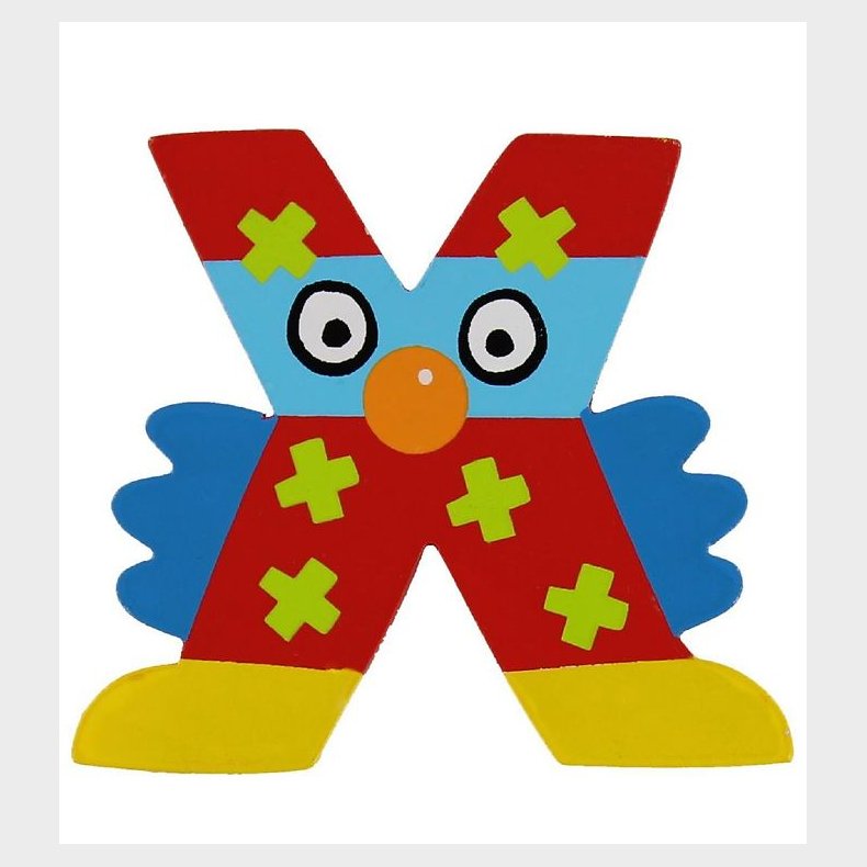 Petit Jour Paris Crazy Bird Bogstav - X - Rd