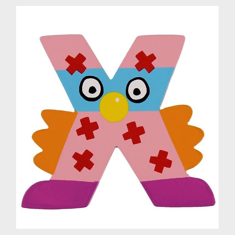 Petit Jour Paris Crazy Bird Bogstav - X - Lyserd