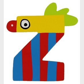 Petit Jour Paris Crazy Bird Bogstav - Z - Gul