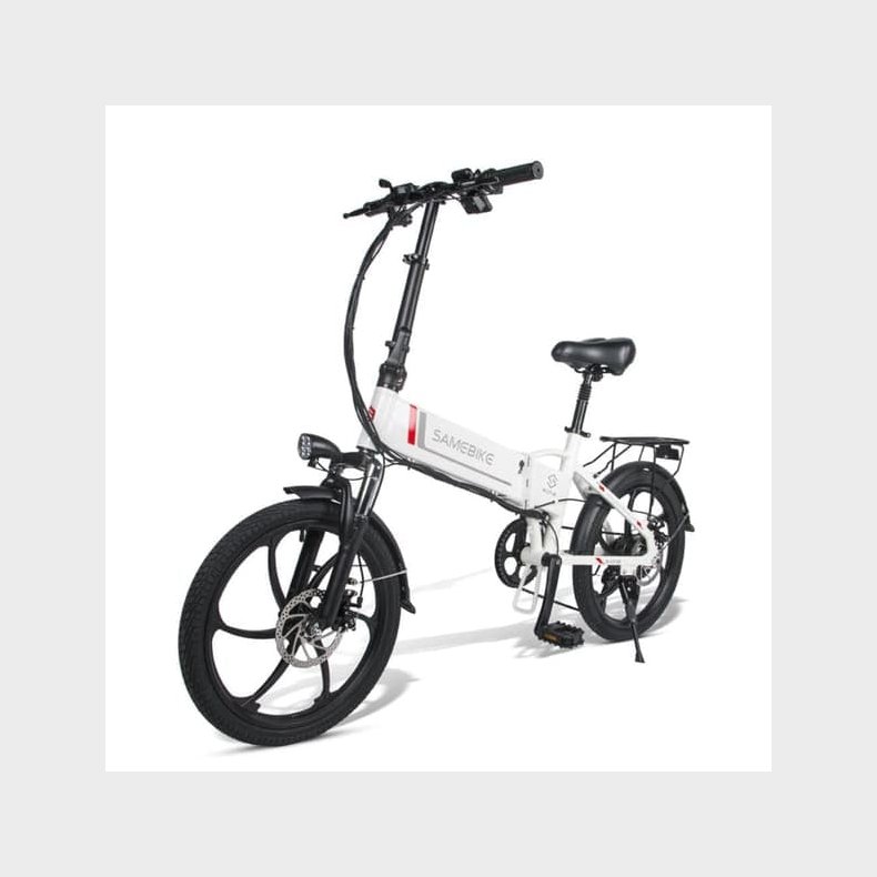 20LVXD Elcykel (25 km/t) - Hvid