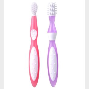 KidsMe Min Frste Tandbrste - Rd/Lilla