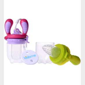 KidsMe Food Feeder - 2-pak - Pink/Lime