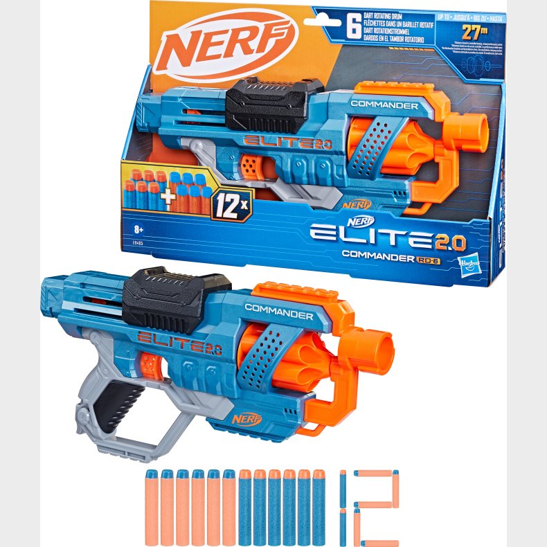 Nerf Elite 2.0 Blaster Commander Rd 6