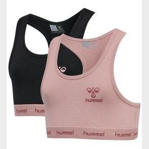 Hummel Top - hmlCarolina - 2-pak - Woodrose