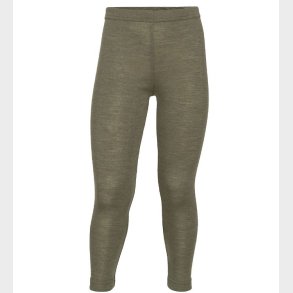 Engel Leggings - Uld/Silke - Olive