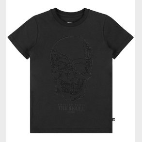 Philipp Plein T-Shirt - Stones Skull - Sort m. Similisten