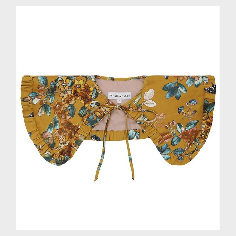 Christina Rohde Krave - Gul m. Blomster
