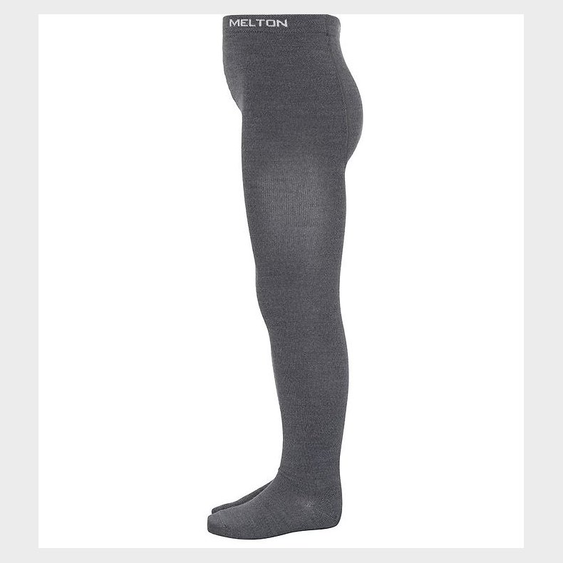 Melton Strmpebukser - Uld/Bambus - Grmeleret