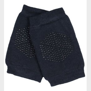 Melton Kn�beskyttere - Let's Go - Uld/Bambus - Bl� m. Antiskrid