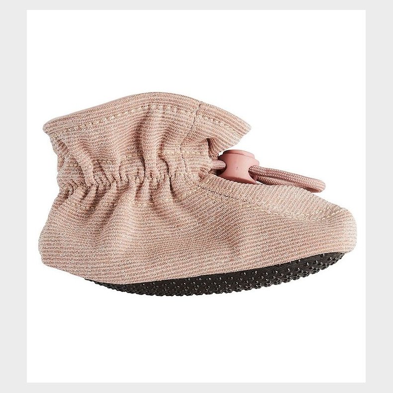 Melton Futter - Polyester/Silke - Rosa m. Glimmer