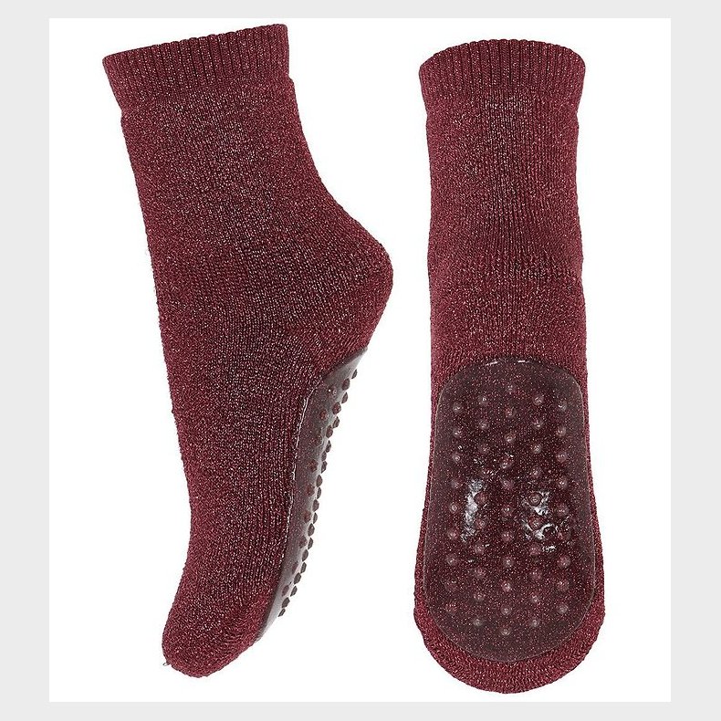 MP Strmper m. Antiskrid - Celina - Mrkerd m. Glimmer