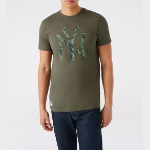 New Era T-Shirt - New York Yankees - Army Grn