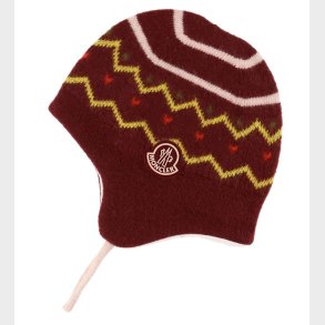 Moncler Hue - Uld/Bomuld - Bordeaux m. Mnster