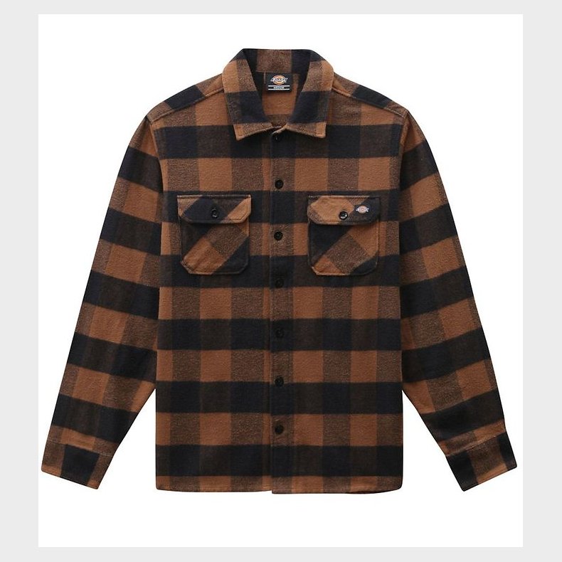 Dickies Skjorte - Sacramento - Brun m. Tern