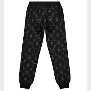 Philipp Plein Sweatpants - Monogram - Sort m. Print