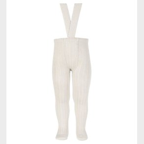 Condor Strmpebukser m. Seler - Rib - Beige