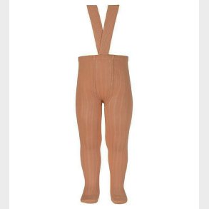 Condor Strmpebukser m. Seler - Rib - Brun