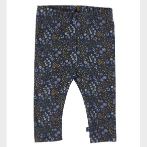 Smallstuff Leggings - Flower Night - Dark Blue