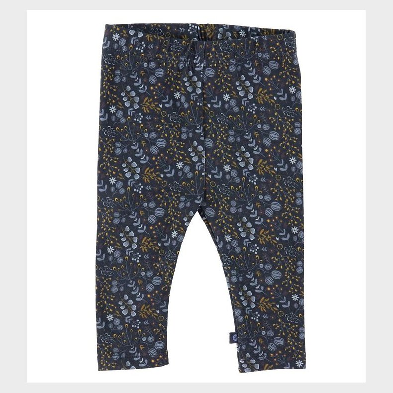 Smallstuff Leggings - Flower Night - Dark Blue