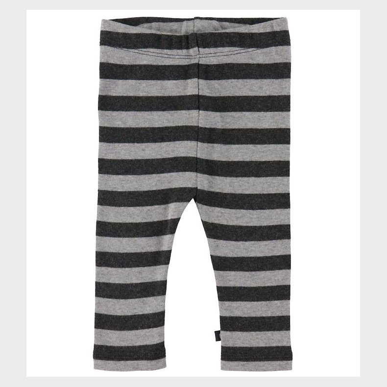 Smallstuff Leggings - Stribet - Grey/antrazit