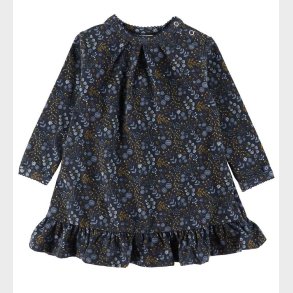 Smallstuff Kjole - Flower Night - Dark Blue