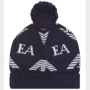 Emporio Armani Hue - Uld/Silke - Mrkebl m. Hvid