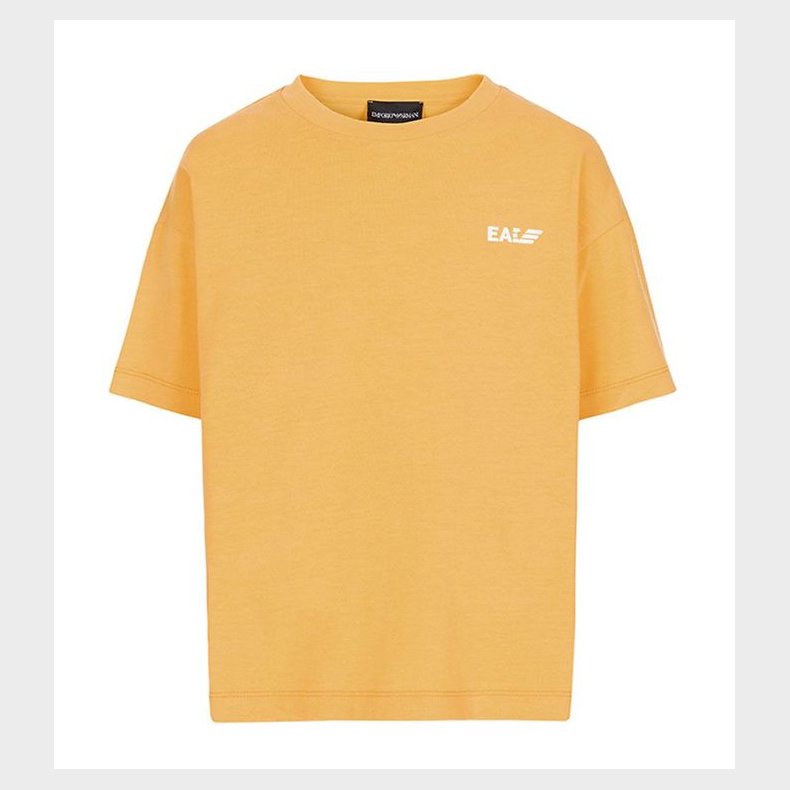 Emporio Armani T-shirt - Gul m. Hvid