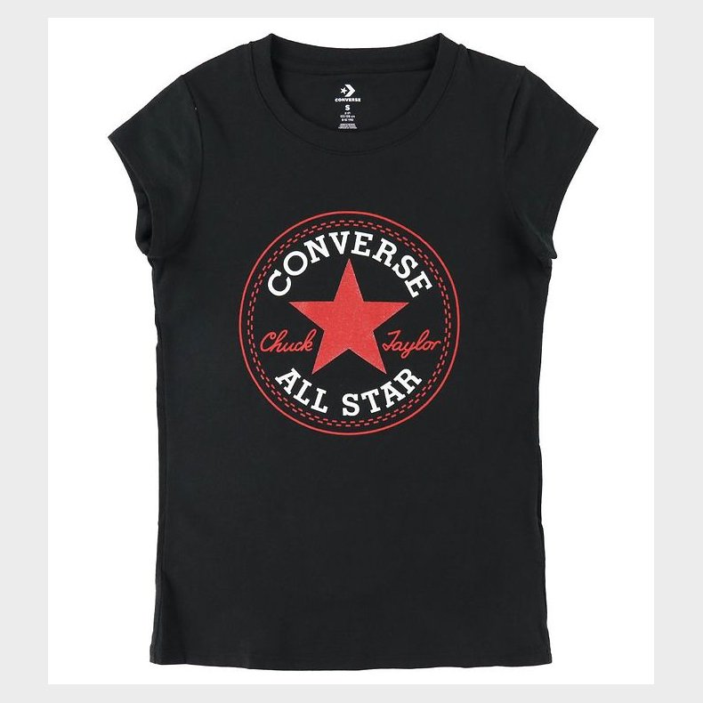 Converse T-shirt - Sort m. Logo