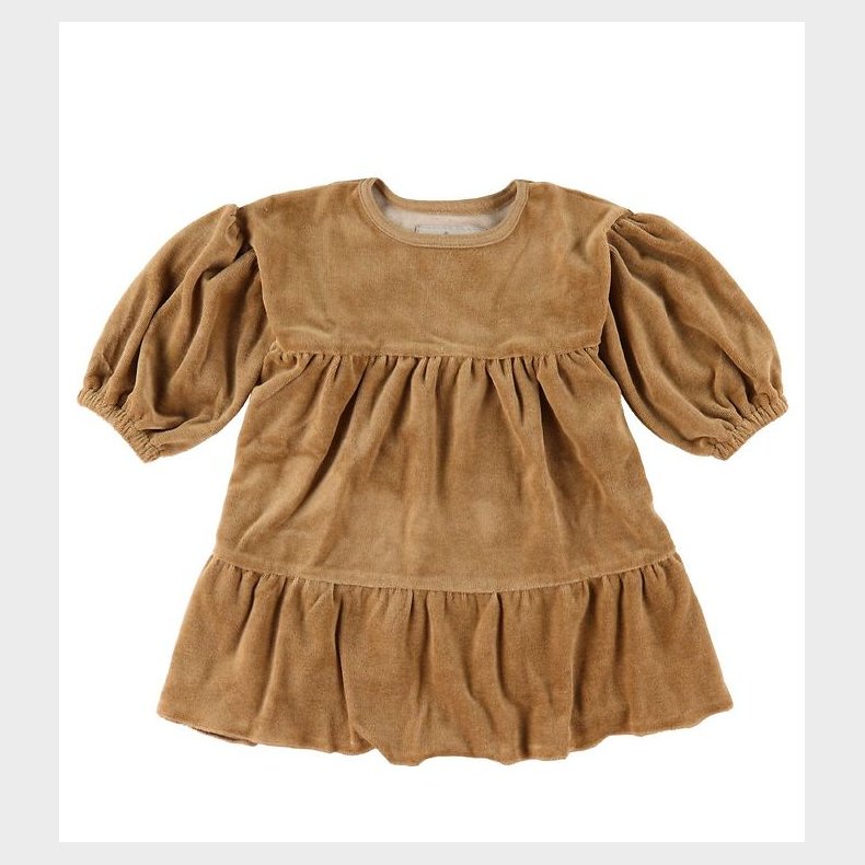 Huttelihut Kjole - Daily - Velour - Ocre