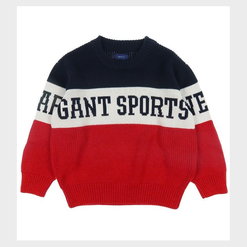 GANT Bluse - Strik - Evening Blue