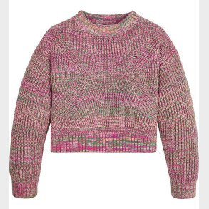 Tommy Hilfiger Bluse - Strik - Chunky Melange - Beige/Multi