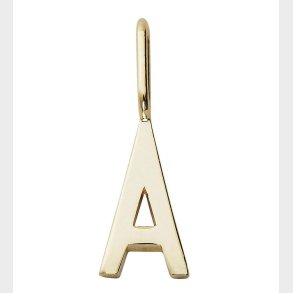 Design Letters Vedhng Til Halskde - A - 18 K Guldbelagt