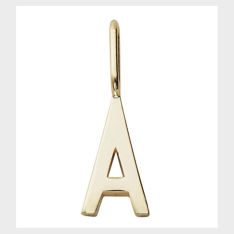 Design Letters Vedhng Til Halskde - A - 18 K Guldbelagt