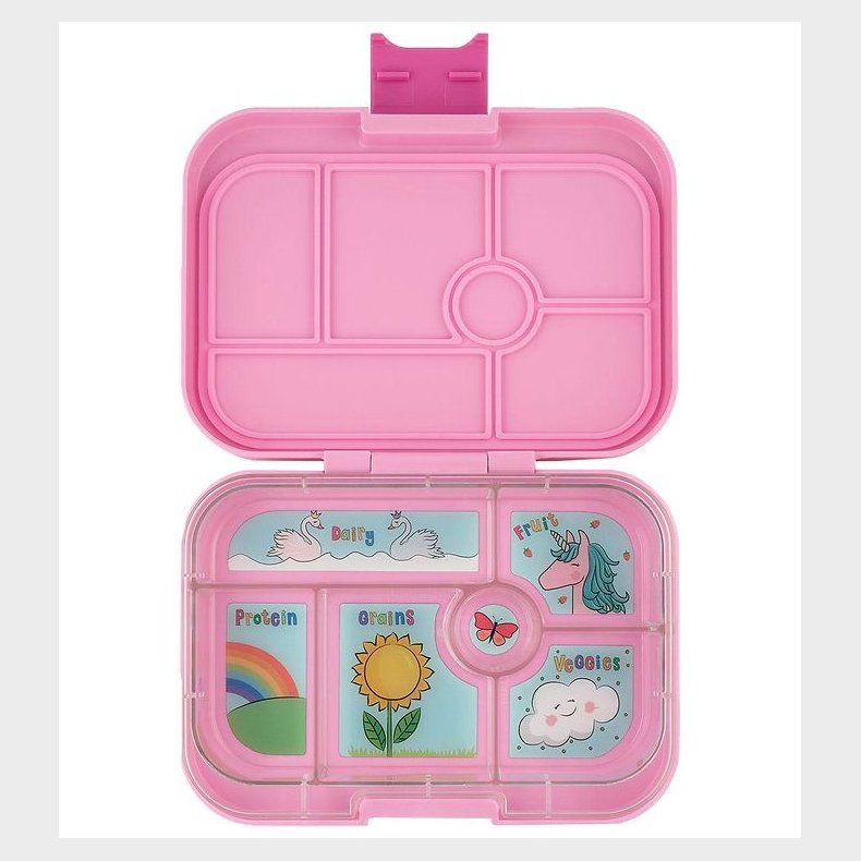 Yumbox Madkasse m. 6 Rum - Bento Original - Power Pink