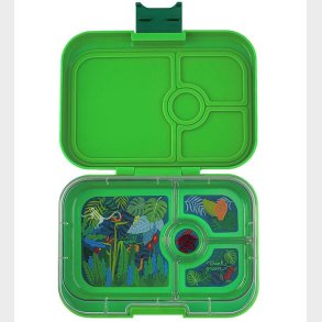 Yumbox Madkasse m. 4 Rum - Bento Panino - Bamboo Green Jungle