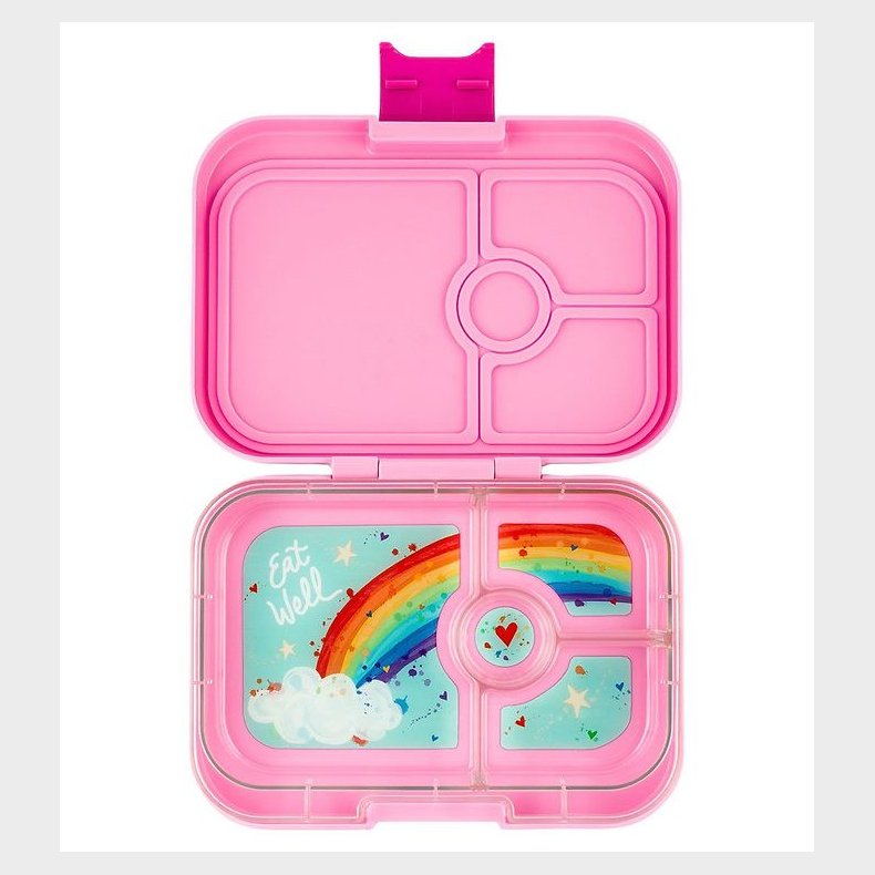 Yumbox Madkasse m. 4 Rum - Bento Panino - Power Pink