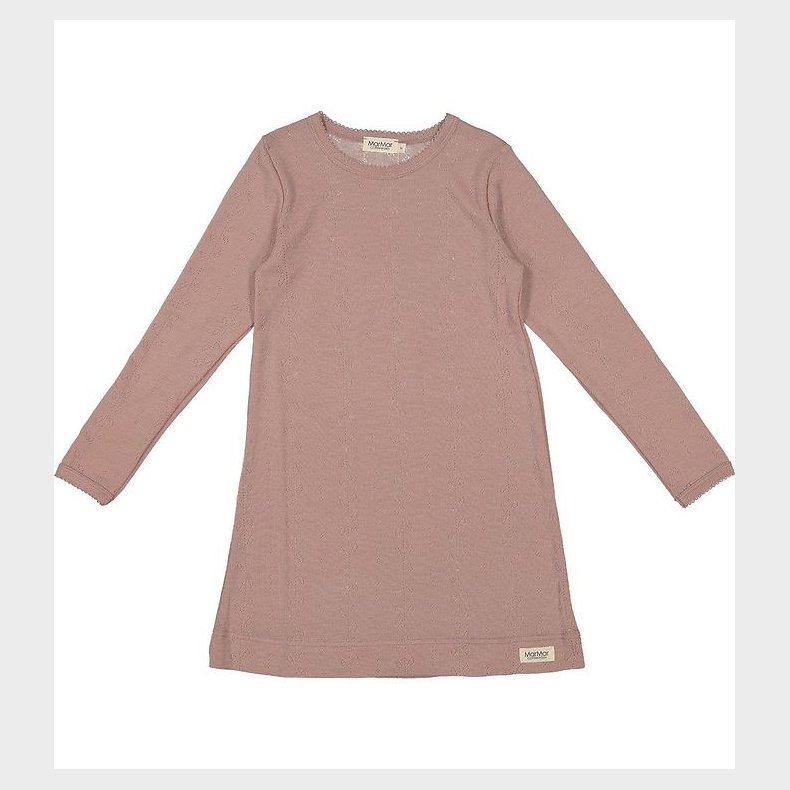 MarMar Natkjole - Uld - Pointelle - Burnt Rose