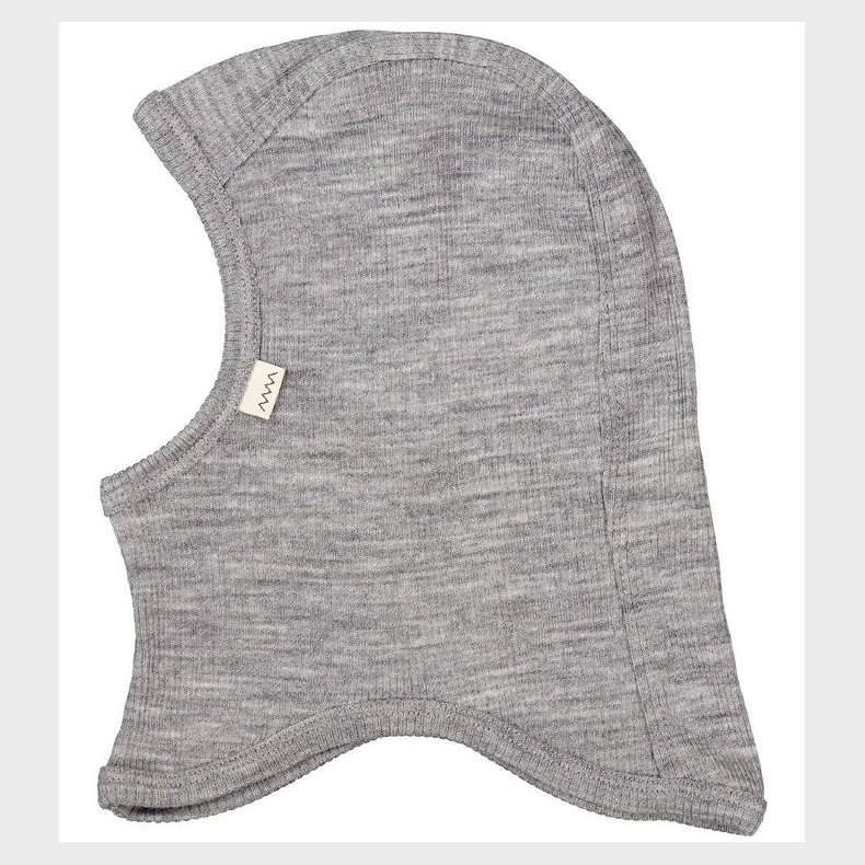 MarMar Elefanthue - Uld - Rib - 1-lags - Grey Melange